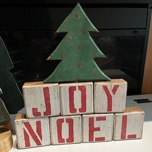 VTG Christmas 🎄 Wooden Blocks